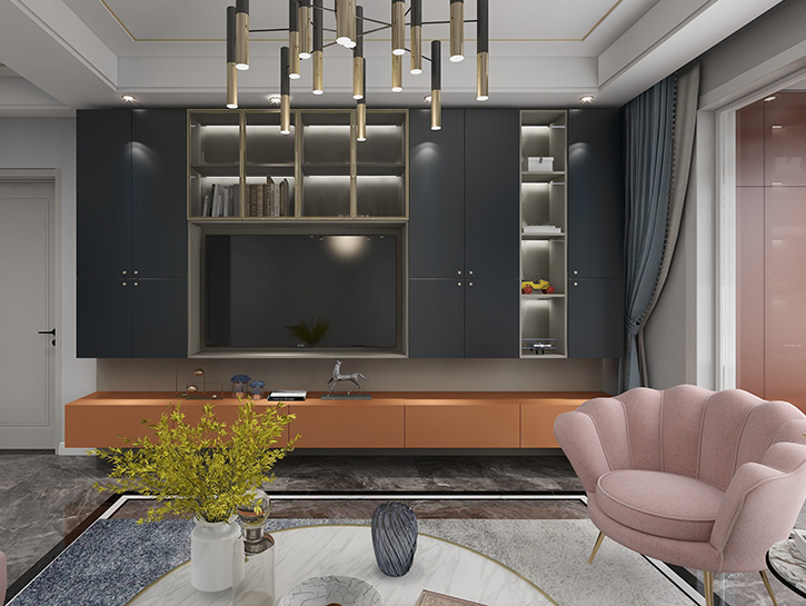 實(shí)木電視柜效果圖