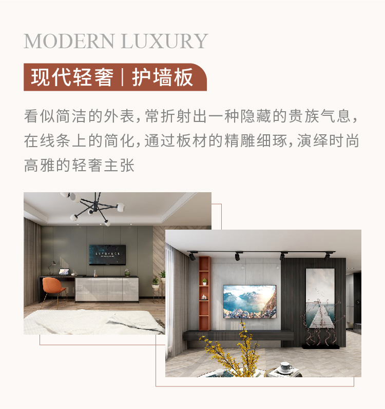 現(xiàn)代輕奢護(hù)墻板